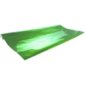 Un Rouleau De Papier Métallisé - 1 Face - 2x0,70m - 80g - Couleur : Vert - Emballage Cadeau, Emballage Extérieur, Diy, Loisirs Créatifs - Neuf