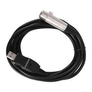 3M USB mâle vers XLR femelle Microphone USB MIC Câble de liaison Nouveau - Neuf