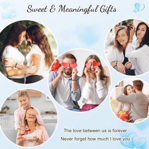 Bracelet Couple Cadeau Pour Amoureux Homme Femme - Amulette Kabbale Pour Anniversaire Fiançailles - Petite Amie Petit Ami Mari Epouse (Noir + Blanc) - Neuf