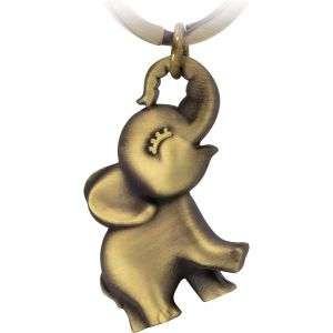 Kal-Porte-Cl&eacute;s &Eacute;l&eacute;phant Jumbo - Joli Porte-Bonheur Pour Femme - Pendentif &Eacute;l&eacute;phant Pour Meilleure Amie - Porte-Cl&eacute;s &Eacute;l&eacute;phant - Cadeau Pour Les Amateurs D'&eacute;l&eacute;phant, Bronze, Taille Unique, Porte-Cl&eacute;s - Neuf