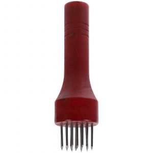 Attendrisseur de viande en acier inoxydable, maillet, manche en bois, lames a viande, aiguille, gadget alimentaire, bouf, porc, poulet - Neuf