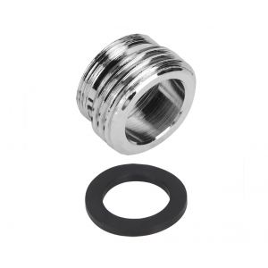 Adaptateur robinet de cuisine vers tuyau d'arrosage avec vanne de d&eacute;rivation - Neuf