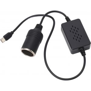 KAL-Adaptateur d'alimentation Allume-Cigare de Voiture 12 V 3 A avec Interrupteur u2013 Convertisseur AC vers DC, Chargeur de Voiture 12 V, 8 Connecteurs DC (Type C) - Neuf