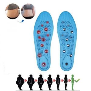 Semelles Magnétiques - Reflexologie Plantaire - Amincissantes - Anti-Fasciite - Taille 35-40 - Neuf