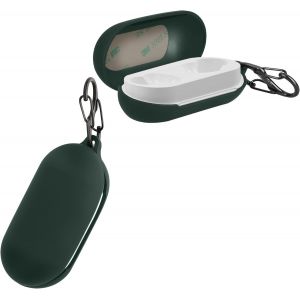 Étui Compatible avec Sony WF-C500 Housse - Housse pour Casque Audio étui de Protection en Silicone - Vert foncé - Neuf