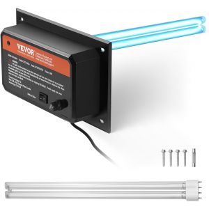 CHECARZHN--NO1-Purificateur D'Air Conduit Cvc Maison 36 W Épurateur D'Air De Conduit De Climatisation, Longueur Onde 254 Nm, Lumière Uv Uvc, Avec Ampoule Uv 411 Mm, Purification Puissante, Pour Clima - Neuf