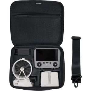 Chenquansarl-Sac De Transport, Sac De Voyage Portable Pour Dji Flip Fly More Combo, Sac De Rangement En Cuir Pu Pour Drone, T&eacute;l&eacute;commande Rc 2/Rc-N3, Piles Et Accessoires - Neuf