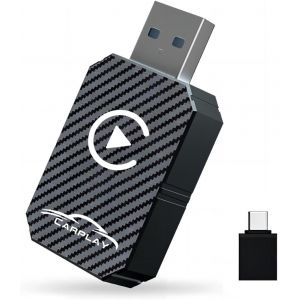 KALANKA-Adaptateur CarPlay Sans Fil 2025, Dongle CarPlay Sans Sil, Convertit CarPlay Filaire En Adaptateur Sans Fil Plug And Play, Compatible Avec Les Voitures &agrave; Partir De 2016 et iPhone iOS 12+ (noi - Neuf