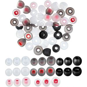 KAL-Lot De 48 Embouts De Rechange En Silicone Pour Écouteurs -Unisexe -3 Tailles (S/M/L) -Compatible Avec La Plupart Des Écouteurs Intra-Auriculaires - Neuf