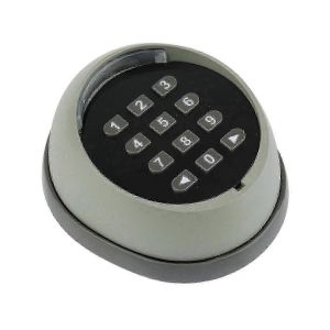 Clavier sans fil en métal Ouvre-porte Clavier Code roulant 433Mhz Clavier pour contrôle d'accès à la porte de garage SZRH A-C - Neuf