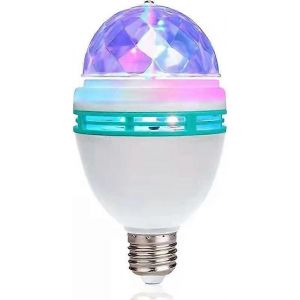 Disco Ampoule E27 Lampe De Fête Rotative Rgb Lumière Led Ampoule Stroboscopique Disco Ampoule Pour Disco,Anniversaire - Neuf