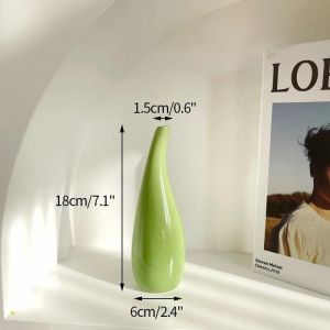 Vase &Agrave; Fleurs En C&eacute;ramique Nordique,Pot D'Arrangement De Bouteille De Fleur De Plante R&eacute;tro,Accessoires De Bureau,Ornements,Vase De D&eacute;coration De Mariage.S15. - Neuf