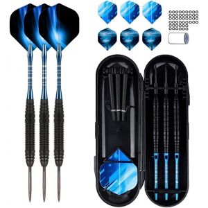 Fléchettes Professionnelles,Fléchettes avec Pointe en Métal,Flechette Pointe Acier Tungstène,Flechette Pointe Acier Professionnelle,Jeu De Fléchettes avec Pointe en Acier.[N228] - Neuf