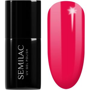 Maa-Semilac Gel Nail Polish | Long Lasting And Easy To Apply | Perfect For Home And Professional Manicure And Pedicure (571 Neon Strawberry Gel Nail Polish, 7 Ml) - Neuf