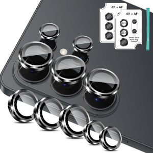 LORANKA-Protection de Lentille pour Samsung Galaxy S26 Ultra 5G Cam&eacute;ra Arri&egrave;re Protecteur, Individuel en Alliage Aluminium Verre Tremp&eacute;, Anti rayures Protector Cam&eacute;ra pour Tout Coque, Noir * 2 - Neuf