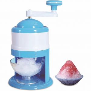 Machine A Glace Pilee, Brise-Glace A Faire Soi-Meme, Machine A Glace Pilee A Manivelle, Broyeur A Glace, Pour Preparer De La Creme Glacee Et Des Granites Pour Les Fetes. - Neuf