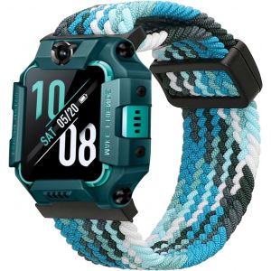 Bracelet Compatible Avec Imoo Watch Phone Z1 / Z7 / Z6 Bracelet - Bracelet De Rechange En Nylon Pour Fitness Tracker - Bleu Clair[Let9130271] - Neuf