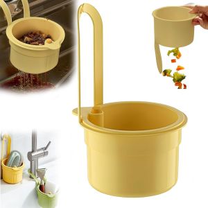 KALANKA-Passoire Evier Suspendue pour Cuisine, Filtre Nourriture Amovible, R&eacute;cup&eacute;rateur D&eacute;chets Alimentaires Suspendre, Panier Drainage &Eacute;vier Cuisines Multifonction pour Laver et &Eacute;gouttoir L&eacute;gumes, F - Neuf