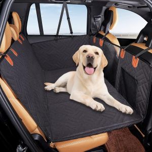 Yemaesre-Couverture Pour Chien Pour Banquette Arrière De Voiture, Avec Dessous Rigide, Extension De Siège Arrière Pour Chien, Hamac Antidérapant, Protection De Siège De Voiture Pliable Avec Fenêtre E - Neuf