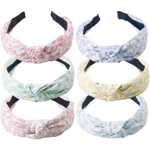 Bandeaux de cheveux pour femme - Large bandeau vintage - Turban pour femme - Bandeau torsad&eacute; - Bandeau &eacute;lastique pour un usage quotidien - Yoga - Sport (bianxingchong6) - Neuf