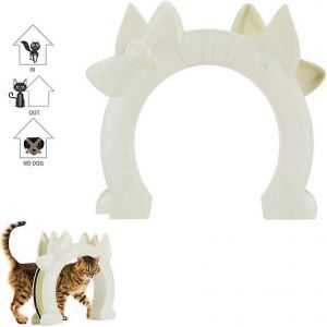 Chati&egrave;re, Chati&egrave;re Pour Chats, Trou De Porte Int&eacute;rieur Compatible Avec Porte Pleine En Verre &Agrave; &Acirc;me Creuse - Neuf