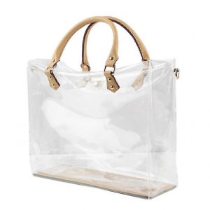 Pvc Transparent Bricolage Tote Bag Trousse D'artisanat Pour Les Filles - Faits &Agrave; La Main Des Sacs-Cadeaux, F&ecirc;te D'anniversaire Sac &Agrave; Accessoires, Clair Sac &Agrave; Main Trousse &Agrave; Outils - Neuf