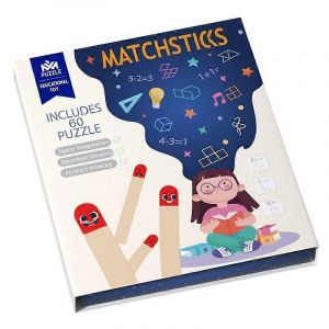 Jeu D'allumettes De Réflexion Magnétique Mathématique, Entraînement Logique, Coffret Cadeau Portable, Jeu De Table Amusant, Jeu De Table Amusant Pour Enfants D'âge Préscolaire - Neuf