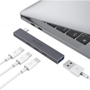 KALANKA-Hub USB C, Adaptateur Multiport USB C pour Ordinateur Portable, Répartiteur Type C vers C avec 60W PD (Pas de Support Moniteur), Adaptateur de Type C pour MacBook Air, Chromebook etc - Neuf