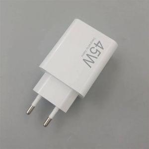 Pour Xiaomi chargeur ue d'origine 45W, adaptateur de Charge rapide Turbo 6A 2M 1.5M, c&acirc;ble de Type C pour Redmi Note 14 13 12T 11T Pro Mi 13T 12 10 9 White - Neuf