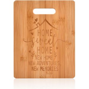 Planche &Agrave; D&eacute;couper Unique En Bambou Grav&eacute;e &Agrave; La Main,Planche &Agrave; D&eacute;couper En Bambou Naturel,Cadeau Papy Planche &Agrave; D&eacute;couper,Cadeaux De Pendaison De Cr&eacute;maill&egrave;re Pour Une Nouvelle Maison - Neuf