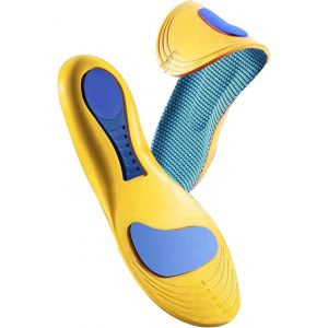 Kalanka-1 Pcs Semelles Orthop&eacute;diques, Inserts Pour &Eacute;pine Calcan&eacute;enne, Hallux Valgus, Fasciite Plantaire, Homme Et Femme, Soutien De La Vo&ucirc;te Plantaire, Soulagement Des Douleurs Aux Pieds (Taille 41-4 - Neuf