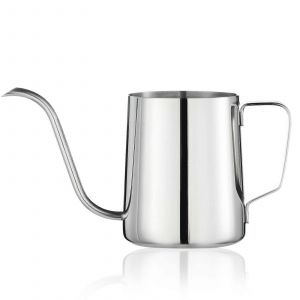Col de cygne Bouilloire pour Over Cafeti&egrave;re 350 ml en Acier Inoxydable Longue et &Eacute;troite Bec Camping Voyage Pot de Caf&eacute; - Neuf