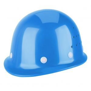 Casque de securite ABS reglable et respirant pour chantier (bleu) - Neuf