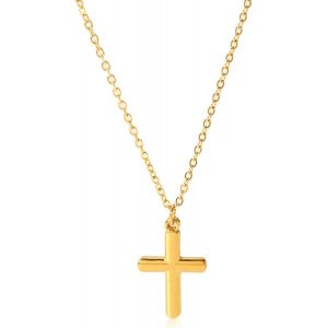 Kal-Collier Croix Pour Femme 18k Collier Plaqué Or Femme Pendentif Croix Collier Simple Et Beau Pendentif Délicat Avec Croix Infini Réglable Chaîne Croix Pour Femme Et Homme Cadeau De Bijoux - Neuf