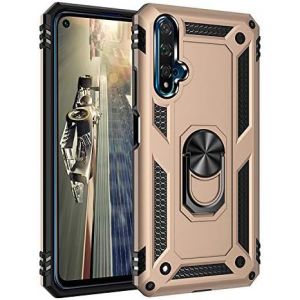 Kal-Coque Pour Huawei Honor 20/Nova 5t, [Antichoc Armor] Double Couche Hybride Ultra Armure Housse Étui De Protection Anti-Choc Bumper Cover Avec Stand Pour,+ Protecteur D'écran - Neuf