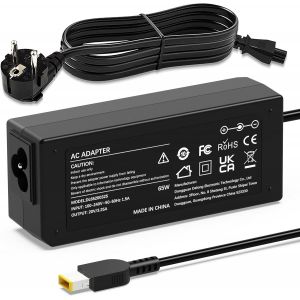 65W Chargeur Lenovo Thinkpad Ordinateur Portable pour Lenovo Thinkpad T430 T440 T440s T450 T450s T460 T470 T470S X240 X250 X260 X270 G50 G70 ADLX65NLC2A ADLX65NCC2A Adaptateur Alimentation - Neuf