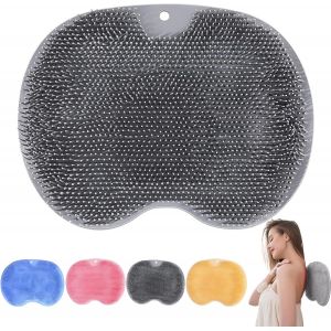 Maas-Feet Cleaner (Grey) Laveur De Pieds De Douche, Tapis De Massage En Silicone, Brosse Pieds Douche Avec Antidérapant Ventouses Pour Soins Pieds, Dos Nettoie - Neuf