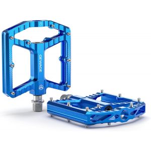 Subzonal-P&eacute;dales Vtt &iquest; Aluminium Usin&eacute; Cnc, Grande Surface, 16 Picots Antid&eacute;rapants Rempla&ccedil;ables, Roulement &Agrave; Aiguilles + Roulement &Agrave; Billes 638, Sabl&eacute; & Anodis&eacute;, Id&eacute;al Pour Vtt & Gravel - Neuf