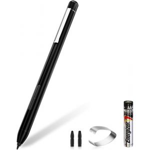 Stylet Mpp 1.51 Compatible Avec Ordinateurs Portables Spectre X360, Envy X360, Pavilion X360, Avec Sensibilit&eacute; &Agrave; La Pression 1024, Rejet De La Paume, Pile Aaaa Argent - Neuf