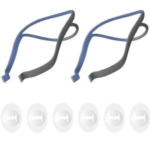 Paquet De 2 Sangle De Harnais Air Fit P10,Remplacements De Harnais Cpap Pour Masque D'oreiller Nasal P10,Avec 6 Adjus - Neuf