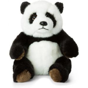 Peluche Panda-Peluche R&eacute;aliste Avec De Nombreux D&eacute;tails Ressemblants-Douce Et Souple-Normes Ce-Panda Assis-Hauteur 22 Cm - Neuf