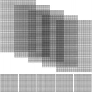 KALANKA-Lot de 5 grilles en maille pour trou de pot de fleurs, 30 x 20 cm, pour pot de bonsaï, 5 pièces de 10 x 9 cm, pour empêcher le sol de s'écouler - Neuf