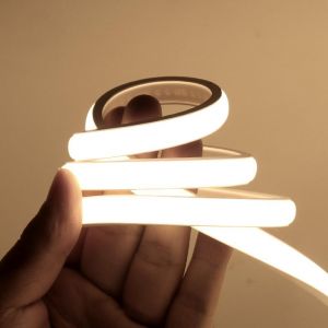 Ruban Led Cob,Bande Led Ip65 Etanche Bande Lumineuse 220v Super Lumineux 288 Leds/M Flexible Bande Lumière Pour Escalier,Chambre,Noël,Fête,Etc (Blanc Naturel,4m) - Neuf