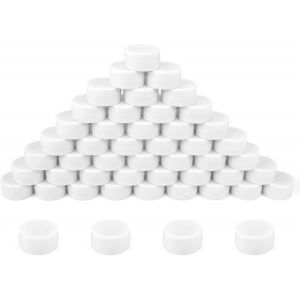 Teppc-120 Pièces Accessoires Hochets Et Jouets Pour Chien Chat Animaux - Boîte Jouets Couineurs, Jingle Bells En Plastique (Blanc) - Neuf