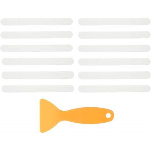 SJZG-Lot De 12 Autocollants Antid&iquest;&iquest;Rapants Pour Baignoire, Douche, Escaliers, Blanc - Neuf