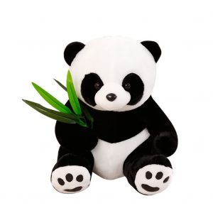 40cm Animal En Peluche Panda G&eacute;ant Peluche Douce Pour Les Enfants, R&eacute;aliste Mini Mignon Poupon Interactif Souple Panda &Agrave; Suspendre No&euml;l Saint-Valentin Pour Enfant Fille Gar&ccedil;on - Neuf