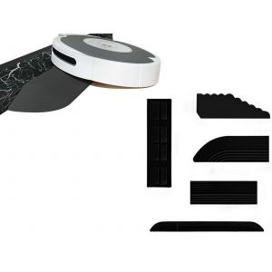 Kit de rampe de seuil pour aspirateur robot 68,6 cm noir - Neuf