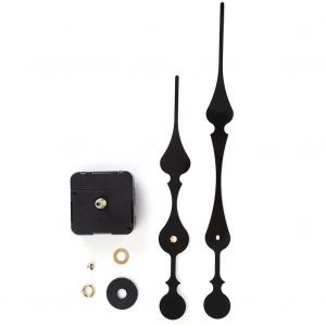Kit De Moteur D'horloge A Quartz Avec Aiguilles Des Heures Et Des Minutes, Axe De 17 Mm, Accessoire De Bricolage - Neuf