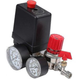70 % de réduction -70 % de réduction -Compresseur d'air Pressostat Valve Pressostat Compresseur d'air avec régulateurs Jauge - Neuf