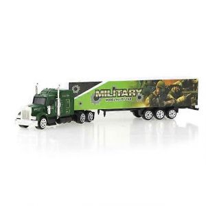1 Pcs Sliding Alloy Truck Model Diecast Car Toy Container Oil Truck Tank Multi-color Vehicles Toys Birthday Gift for Children-1047A VERT - Neuf